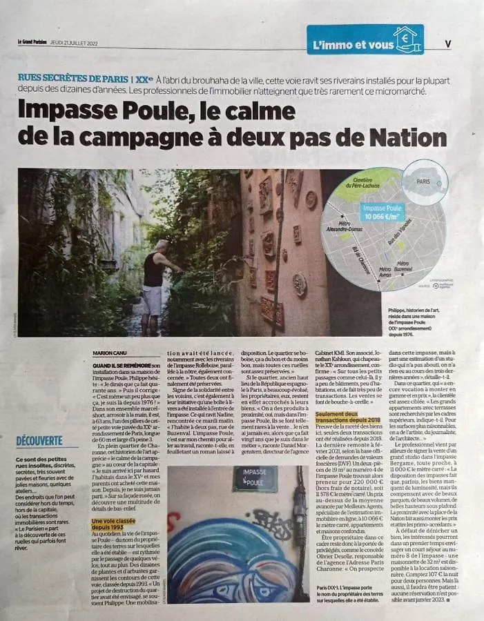 Le Nichoir Aux Oiseaux Lejlighed Paris Frankrig